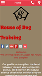 Mobile Screenshot of houseofdogtraining.com